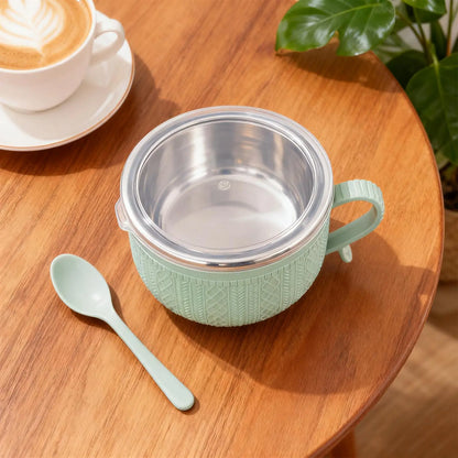 Large Soup Mug 25oz Cup Bowl with Lid Large Soup Mug Dinnerware for Travel Tea Christmas Cafe Oats Lunch Noodle Sandwich