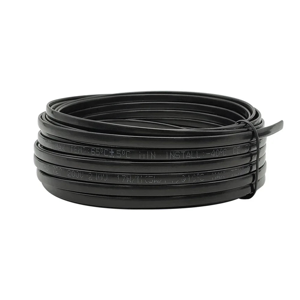 Minco Heat 17w/m 1~50 Meters Waterproof Self Regulating Heating Cable 65°C Prevent Pipe Freeze Heat Trace System
