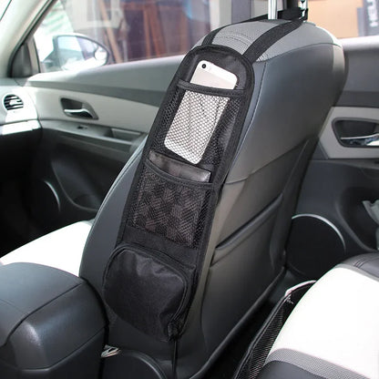 Car Trunk Organizer Adjustable Backseat Storage Bag Net High Capacity Multi-use Oxford Automobile Seat Back Organizers Universal