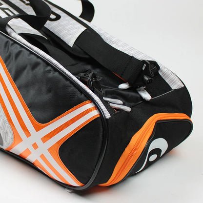 Tennis Rackets Bag Large Capacity 3-6 Pieces Tennis Backpack Badminton Gymbag Squash Racquet Bag With Separated Shoes Bag