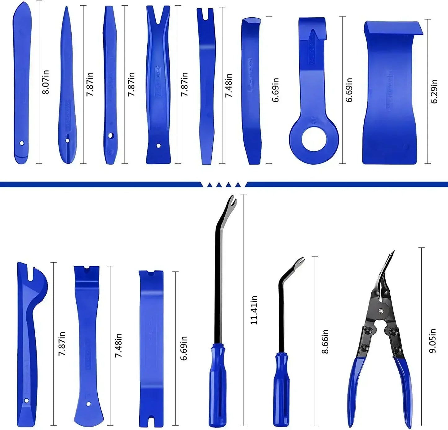 Car Interior Trim Removal Tool Kit, Auto Plastic Clips Puller Set for DIY Panel Disassembly