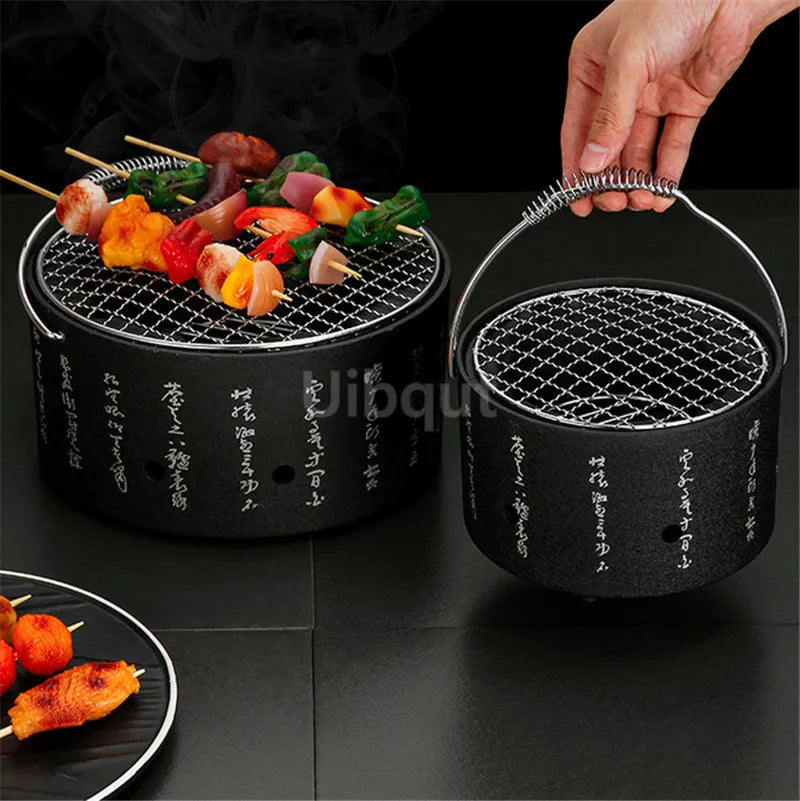 Portable Japanese Bbq Grill Korean Carbon Barbecue Grills Aluminium Alloy Indoor Outdoor Bbq Stove Barbecue Tools charcoal grill