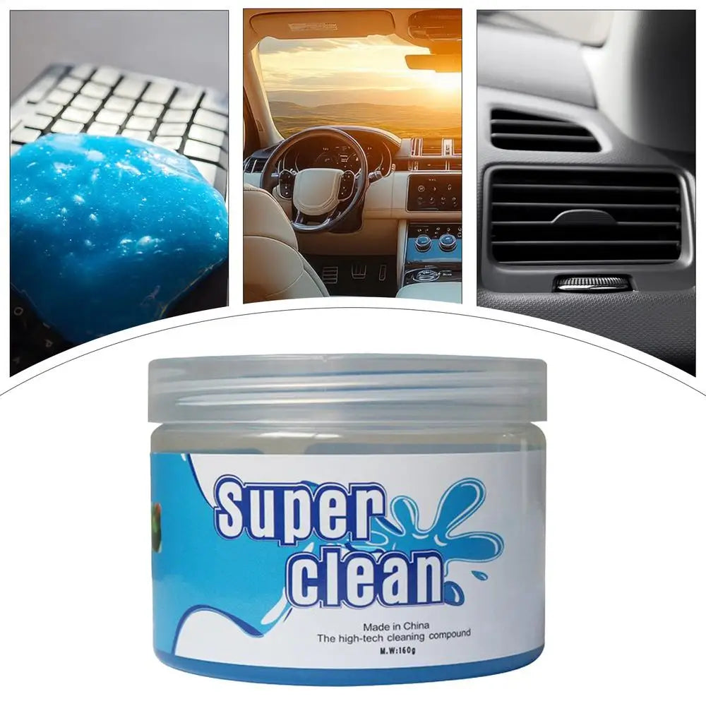 Super Dust Clean Clay Dust Keyboard Cleaner Slime Toys 160g Car Cleaning Gel Mud Putty Kit For Laptop Cleanser Glue Cars Part
