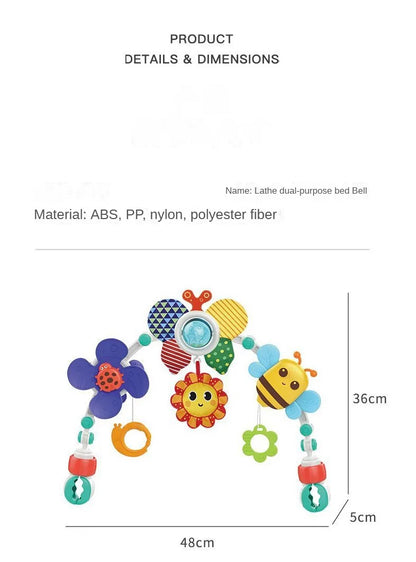 Baby Stroller Arch Toy Bouncer Toy Pram Activity Arch Toys Fine Motor Skills Toys Sensory Development Arch Baby Car Seat Toys