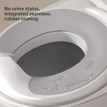 Potty Training Seat Built-in Toilet Seat, Elongated Toilet Seat Children's Toilet Seat Toilet Seat Children's Toilet Seat Universal Splash Proof Toilet for Male and Female Babies