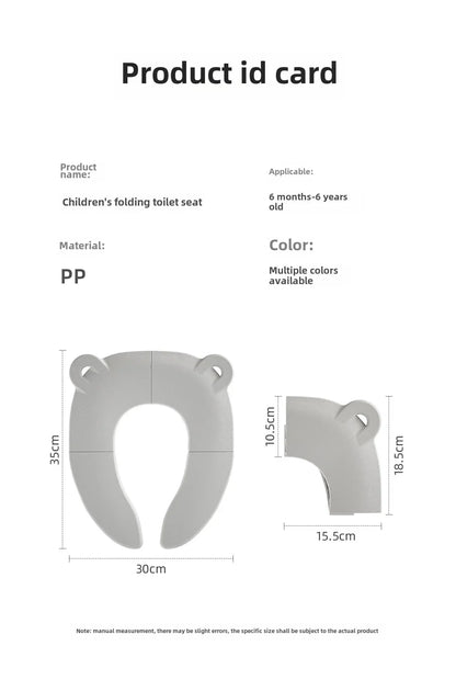 Baby Cartoon Travel Folding Potty Seat Toddler Portable Toilet Training Seat Children Urinal Cushion Children Pot Chair Pad /mat
