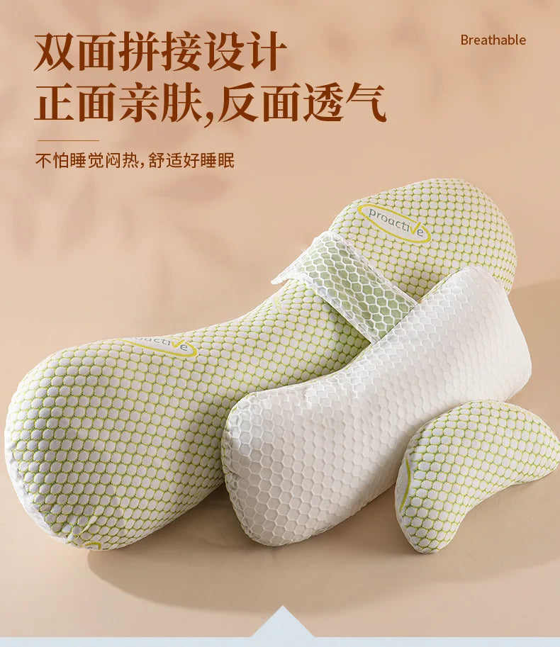 U-Shaped Pregnancy Pillow for Side Sleeping Maternity Body Pillow with Back & Belly Support Cooling Summer Sleep Comfort