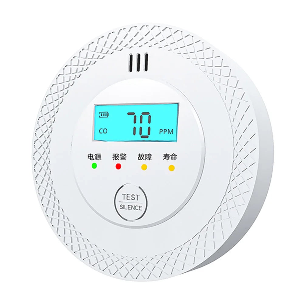 Carbon Monoxide Detectors, CO Detector Battery Operated with Sensitive Sensor, Digital Display and Sound Warning, 85dB High Sensitive Warning CO Detector with LEDs Carbon Monoxide Detector Alarm for Home Depot