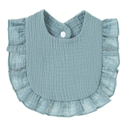 1pcs Cotton Soft Baby Bibs Solid Color Infant Bib Newborn Burp Cloths Bandana Scarf for Kids Boy Girls Feeding Saliva Towel