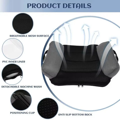 Inflatable Booster Car Seat PVC Travel Inflatable Seat Cushion Comfortable Portable Narrow Backless Booster Car Seat for Kids