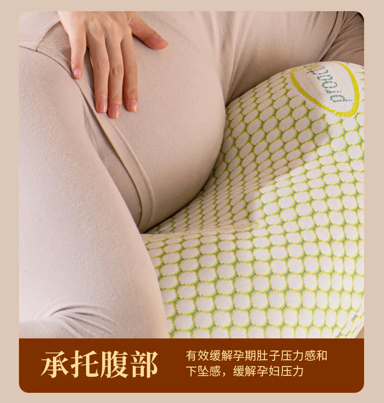 U-Shaped Pregnancy Pillow for Side Sleeping Maternity Body Pillow with Back & Belly Support Cooling Summer Sleep Comfort
