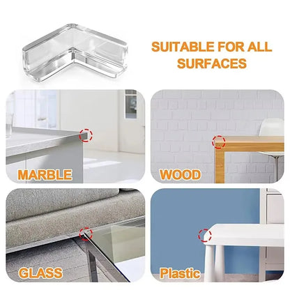4/10pcs Baby Safety Corner Silicone Protector Table Soft Transparent Children Anti Collision Corner Edge Protection Guards