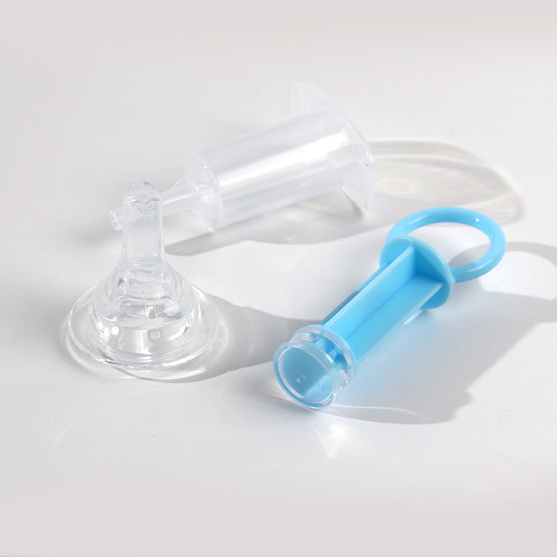 Baby Pacifier Feeder, Baby Liquid Medicine Dispenser, Anti-choking Silicone Needle Feeder Water Feeder, With Measuring 20ml Cup