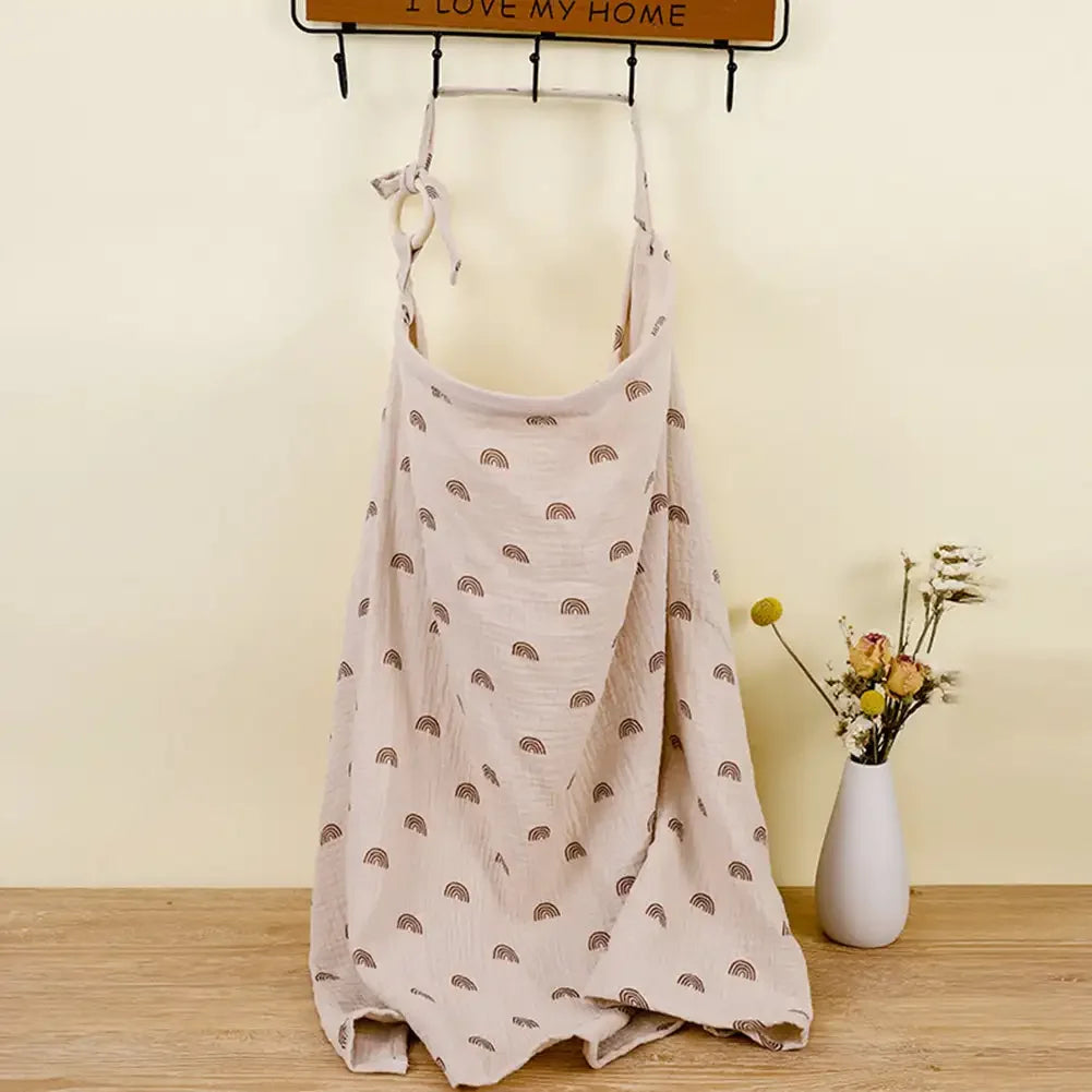 Baby Breastfeeding Cover Cotton Baby Feeding Nursing Cover Adjustable Privacy Breastfeeding Apron Soft Gauze Stroller Blankets