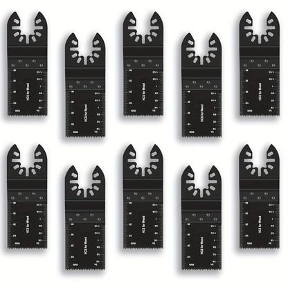 50Pcs Oscillating Tool Blades Professional Universal Oscillating Saw Blades Wood Multitool Blades Compatible with Dewalt, Milwaukee, Ryobi, Rockwell, Bosch