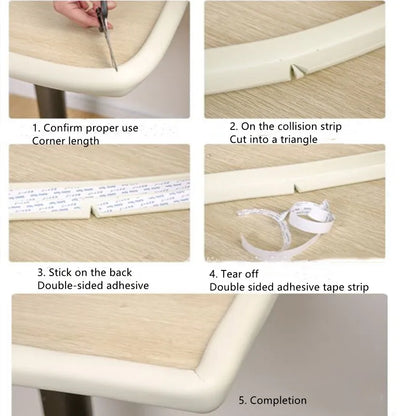 2M super thick baby safety furniture table protection edge corner table cover protection tape foam corner bumper protection
