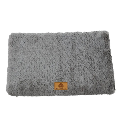 Washable Dog Bed for Crate 47x29 Inch, Reversible Kennel Pad for Extra Large Dogs Weight Up to 100 lbs, Plush and Comfy Pet Sleeping Mat, Charcoal