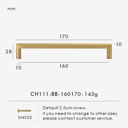 Brushed Brass Cabinet pulls Kitchen Cabinet Handles, Cabinet Pulls Kitchen Cabinet Hardware for Cupboard Nickel Brushed Antique Brass Matte Gold CH111