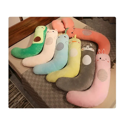 Pregnant Women Sleep on The Side of The Pillow The Pregnancy Belly Pillow Soft Comfortable Solid Color Lumbar Pillow Maternity