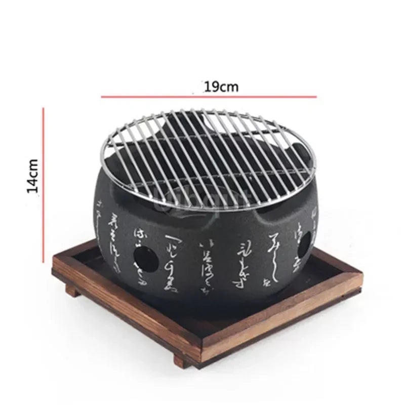 Portable Japanese Bbq Grill Korean Carbon Barbecue Grills Aluminium Alloy Indoor Outdoor Bbq Stove Barbecue Tools charcoal grill