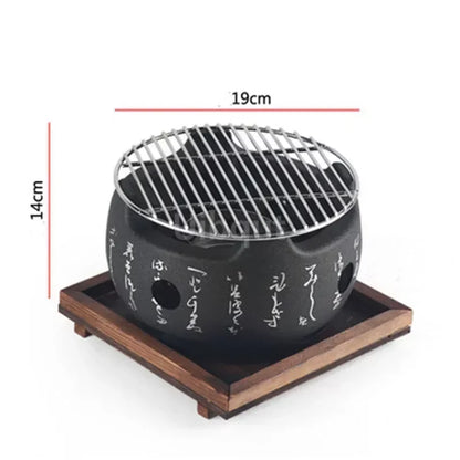 Portable Japanese Bbq Grill Korean Carbon Barbecue Grills Aluminium Alloy Indoor Outdoor Bbq Stove Barbecue Tools charcoal grill