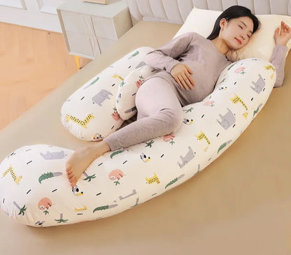 2025 New Comfortable Maternity Pillow Lumbar Side Pillow Multi-functional Abdominal Support H-shaped Pillow Pregnancy Products