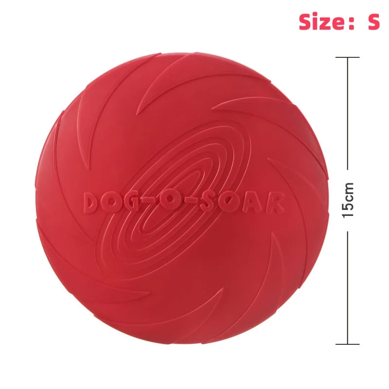 Interactive Silicone Flying Saucer Toy for Dogs And Cats Chew Resistant Flying Disc Pet Game Perfect for Puppy Training Fun