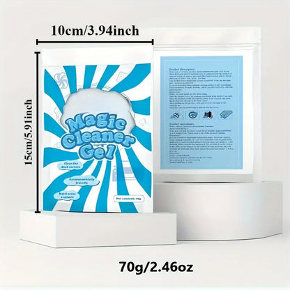1 Pack of convenient car interior cleaning gel cleaning universal gel cleaner car dust cleaner interior cleaning gel