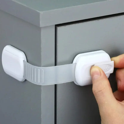 No Drill Furniture Anchors for Baby Proofing, Anti-Tip Adjustable Straps, Strong Adhesive Backing 12 pcs