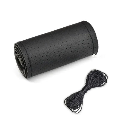 Car Steering Wheel Braid Cover Black Artificial Leather For Volkswagen VW Golf 7 Mk7 Touran Up New Polo Jetta Passat B8 Tiguan