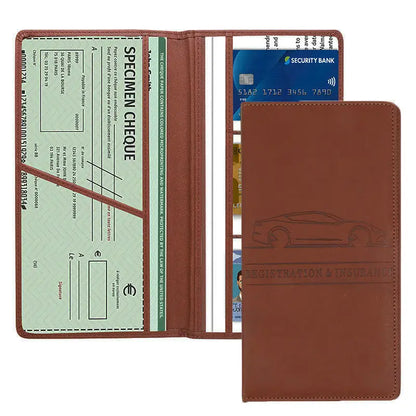 Car Document Holder Car Registration And Insurance Holder Auto Truck Compartment Accessories For Essential Information Driver