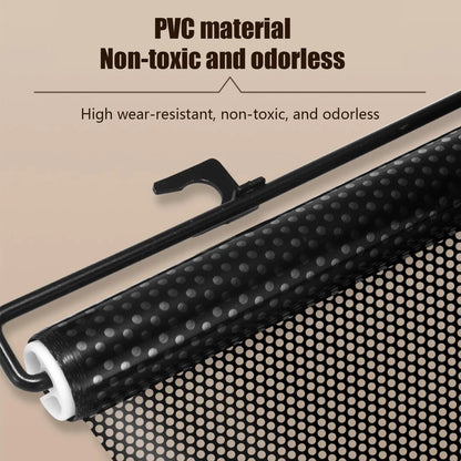 Tall Retractable Dog Gate Mesh Baby Fence Gate, Long Baby Gates Indoor Extra Long Gates for Kids or Pets, Outdoor Retractable Gate with Support Rods - Prevent Crawling Under