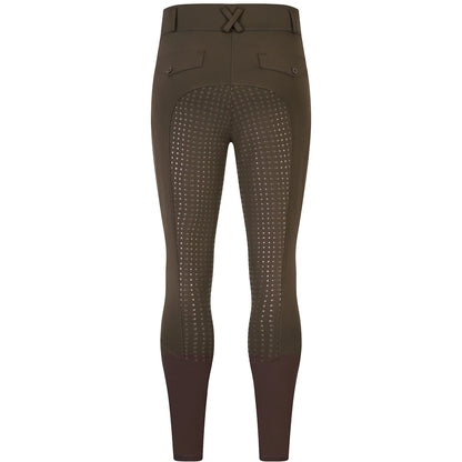 Professional equestrian pants full silicone quick-dry elastic tight equestrian sports pants anti-slip riding pants thick wear-re