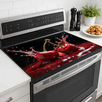 Fireproof Stove Top Covers for Electric Stove, Waterproof & Heat Resistant Mat for Glass Top, Stovetop Protector, Anti-Scratch