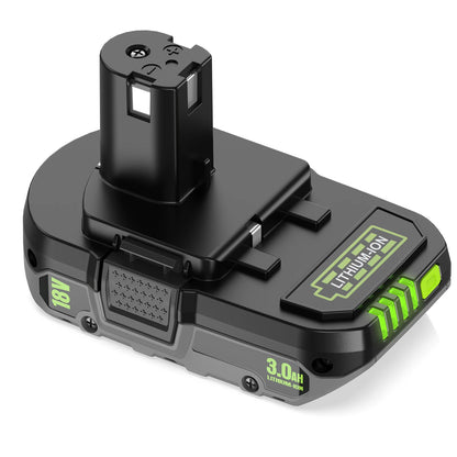 18V 3Ah For RYOBI P108 18V Battery Lithium-Ion Power Tools Ryobi P108 P107 P105 P104 P103 P102 Battery Tool Replacement