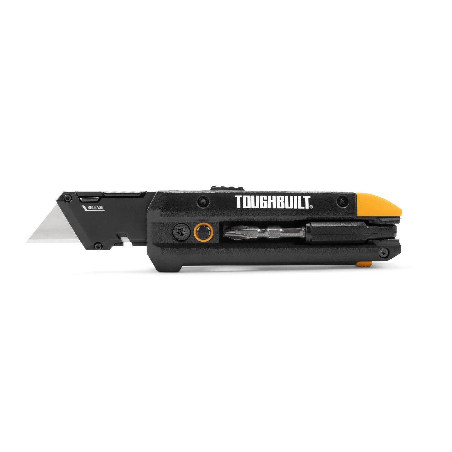TB-H4-12-IM Electrician's Folding Utility Knife With Bit Driver Pry Bar Hand Tools