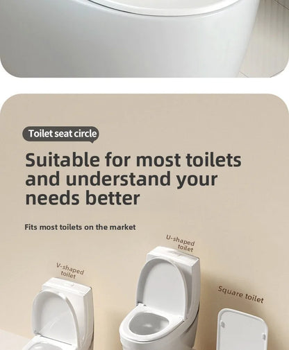 Potty Training Seat Built-in Toilet Seat, Elongated Toilet Seat Children's Toilet Seat Toilet Seat Children's Toilet Seat Universal Splash Proof Toilet for Male and Female Babies