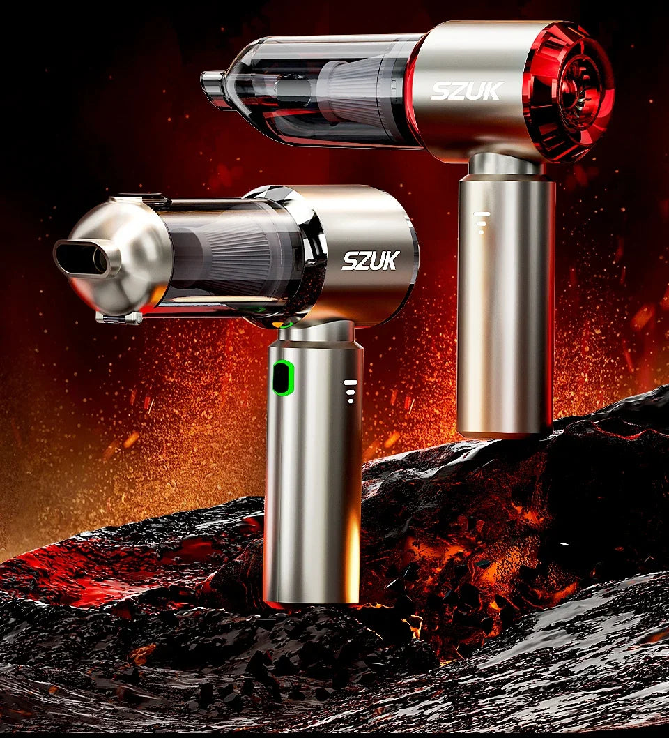SZUK C012MAX 985000PA Car Vacuum Cleaner Portable Handheld Mini Vacuum Cleaner Cordless Powerful Car Cleaner Home Appliance
