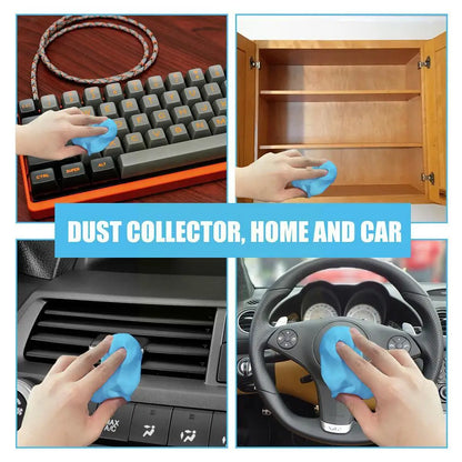 Car Cleaning Gel Putty Reusable Car Interior Detailing Mud Dust Computer Dust Cleaning Keyboard Remover Gel Auto Vent Clean H7U4