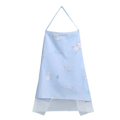 100% Cotton Baby Feeding Nursing Covers Mother Outing Breastfeeding Towel Nursing Cloth with Mosquito Net Baby Stroller