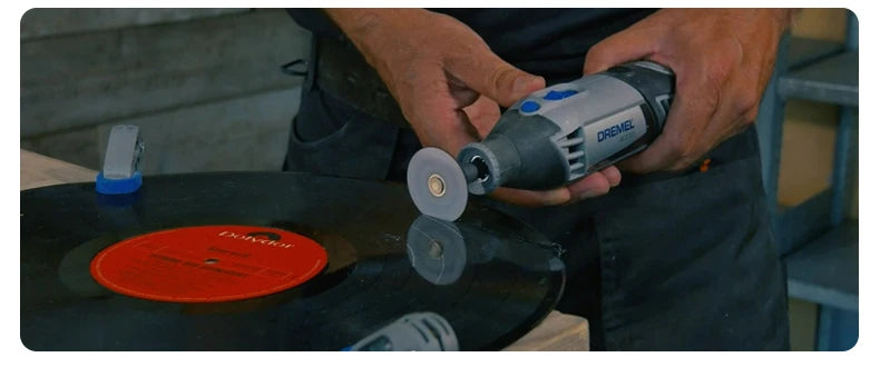 Dremel EZ688-01 EZ LOCK Rotary Tool Cutting Discs Accessory Kit Grinding Wheel for Metal Wood Glass Plastic Cut off Polish 11Pcs