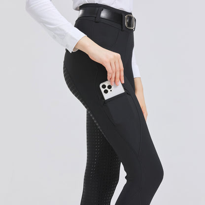 Professional horse riding pants silicone anti-slip quick-dry tight-fitting cycling sports pants for equestrian exams