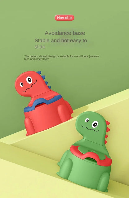 Baby Potty Cartoon Dinosaur Boy Girl Beginner Potty Baby Toddler Thickening Urinal Splash Proof Children Urinal Toilet Supplies