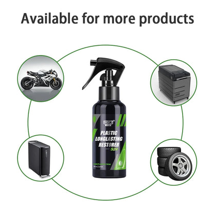 Plastic Restorer Back To Black Gloss Car Cleaning Products Auto Polish And Repair Coating  Renovator For Car Detailing HGKJ 24
