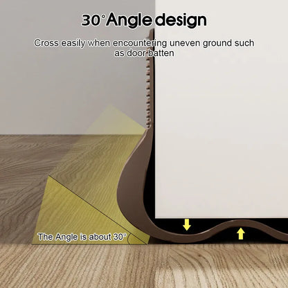 (2 Pcs) Under Door Draft Stopper, Under Door Blocker Size of Adjustable Size 93cm, Easy Install,Gap Filler, Reduces Air Draft, Noise & Sound, Door Seal for Improved Insulation