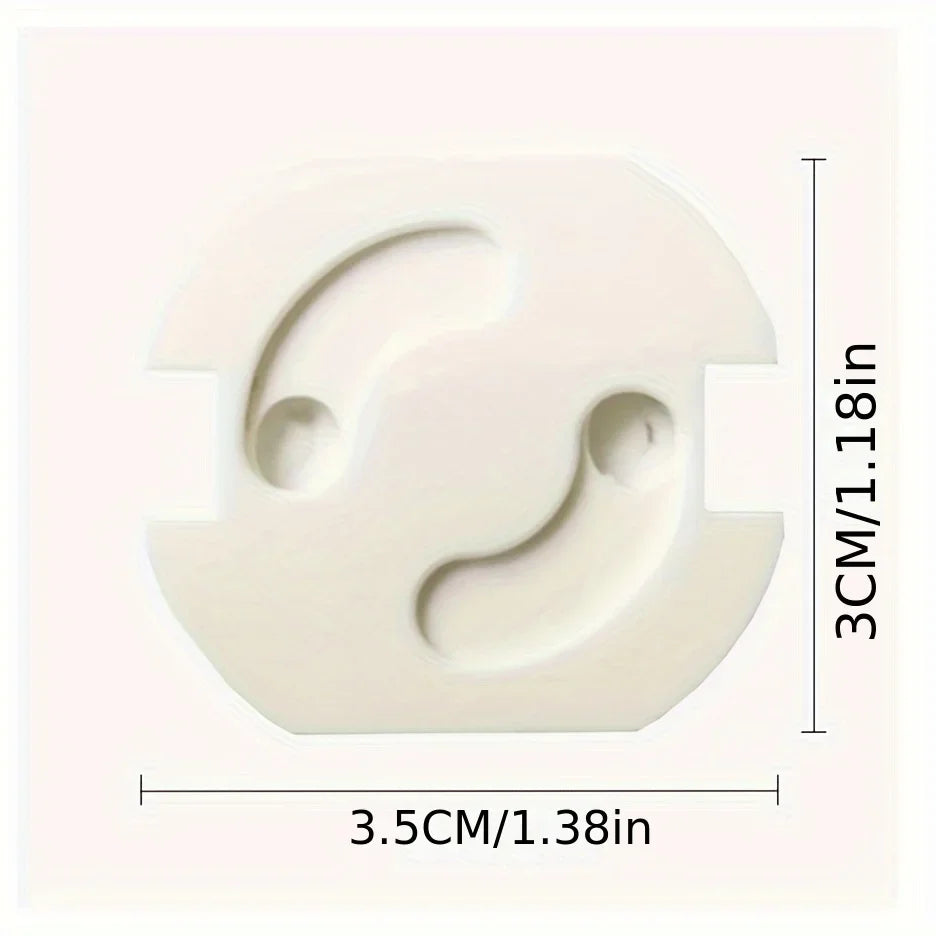Baby Safety Socket Covers 10pcs Electrical Plastic Outlet Protectors Child Safe Socket Security Protection