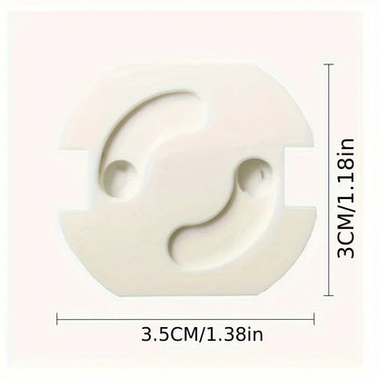 Baby Safety Socket Covers 10pcs Electrical Plastic Outlet Protectors Child Safe Socket Security Protection