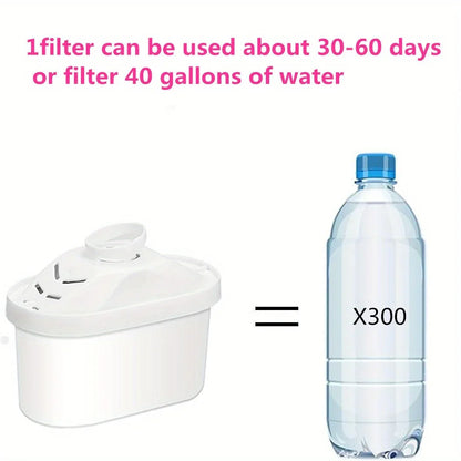 2.5L/88OZ Water Filter Pitcher,Kitchen Water Filter,Water Jug Activated Carbon Alkaline Filtration Net,Water Purifier Cold Kettl