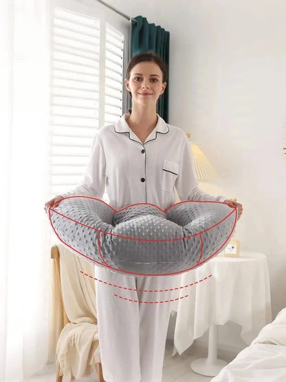 Baby Breastfeeding Pillow Doudou Velvet Multifunctional Pregnant Women Breastfeeding Artifact Pillow Slope Pillow Baby Pillow