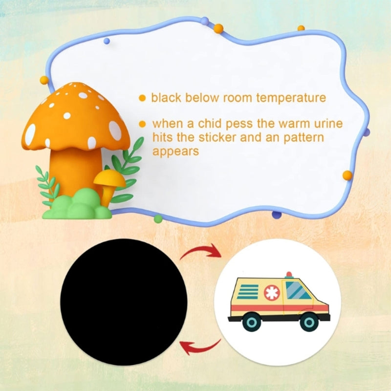 Potty Training Stickers Potty Stickers Reusable Potty Training Reveal Stickers